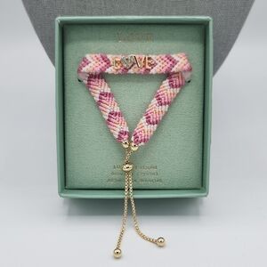 5 for $25! A New Day Pink Love Adjustable 14K Gold Dipped Bracelet